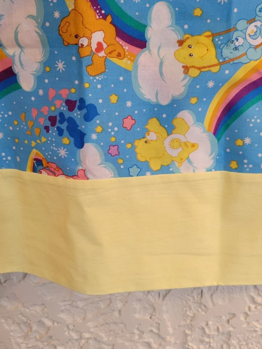 Vintage Carebear Pillowcase - Handmade Pillow Case, Excellent Condition